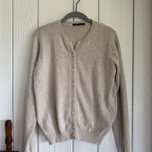 Brandy Melville Cream Oatmeal Cardigan